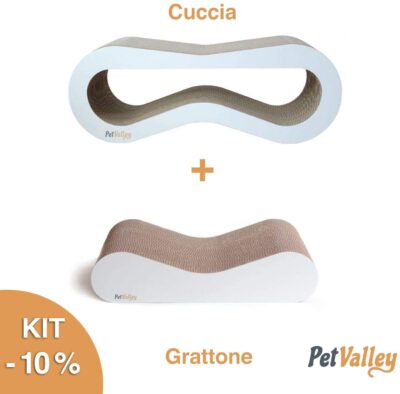 PetValley Kit Cuccia + Grattone in Cartone